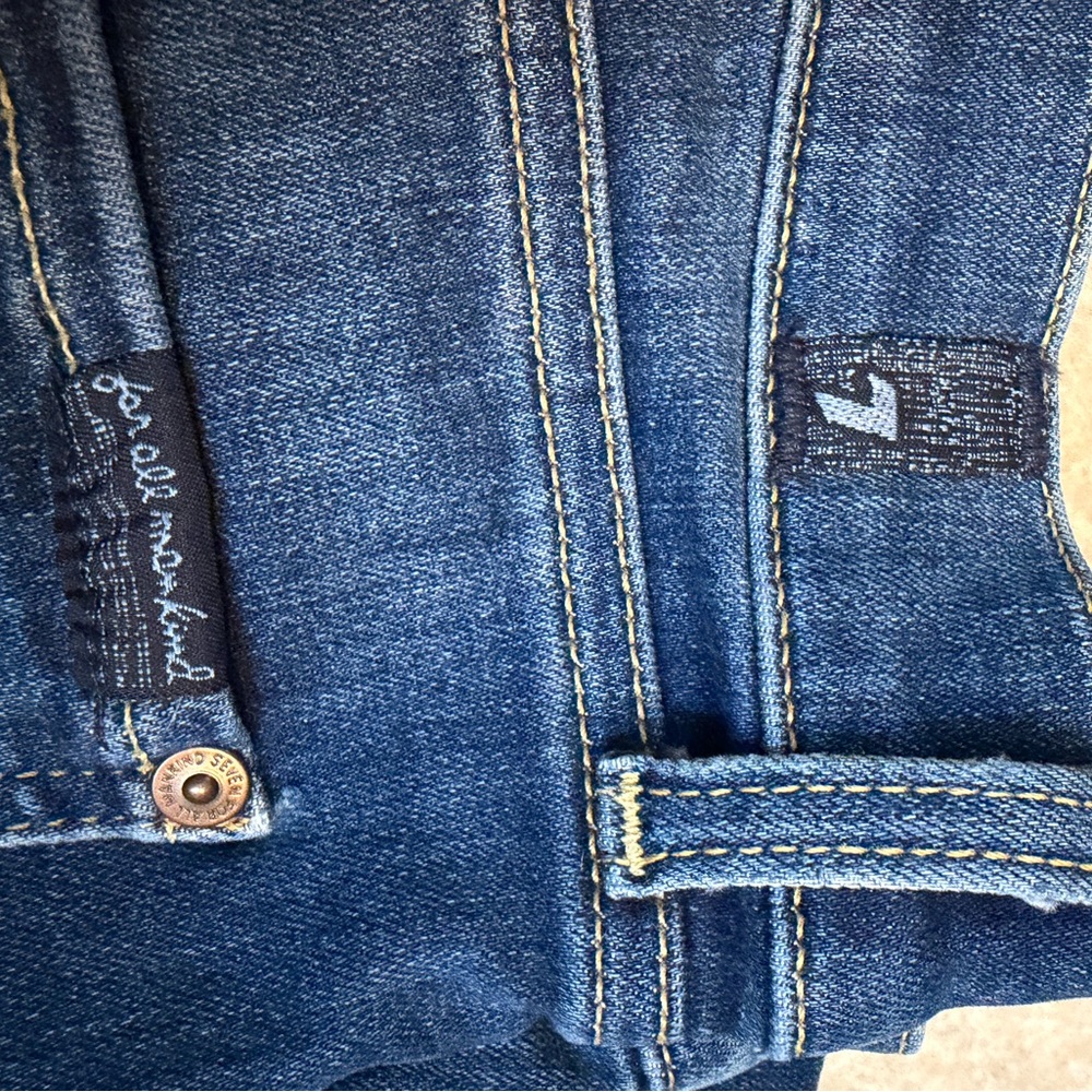 7 For All Mankind Gwenevere Blue Jeans
